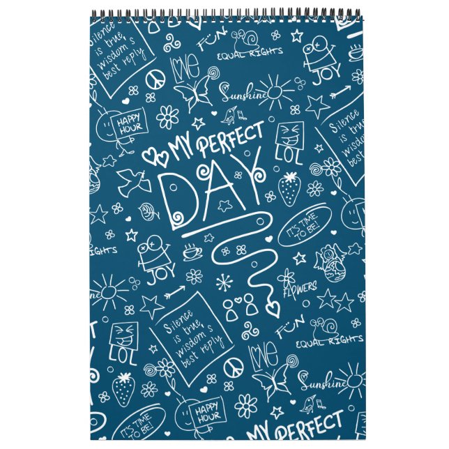 Min Perfekt-dag - positivt tänkande 2a Kalender (Omslag)