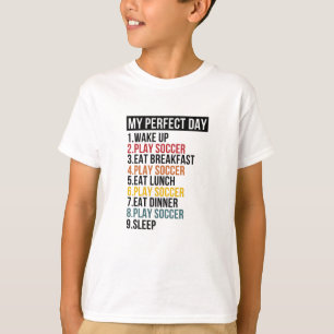 Min Perfekt-dag spelar fotboll T Shirt
