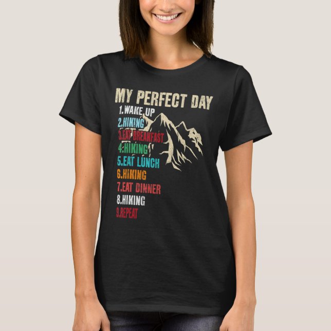 Min Perfekt-dag, utomhusskåp T Shirt (Framsida)