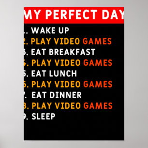 Min Perfekt-dag - Videospel Poster