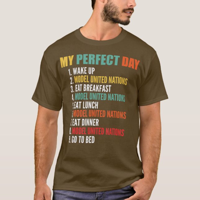 Min Perfekt Day Funny Model FN T Shirt (Framsida)