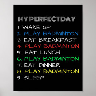Min Perfekt Dminton Coola Poster