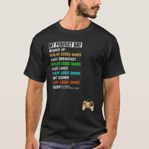 Min Perfekt-speldag Fungerande videospelare för po T Shirt