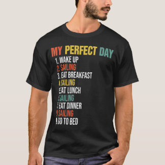 Min Perfekt vaknade upp och seglade på Eat Breakfa T Shirt