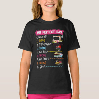Min Perfekt vaknar upp och filtar. T Shirt