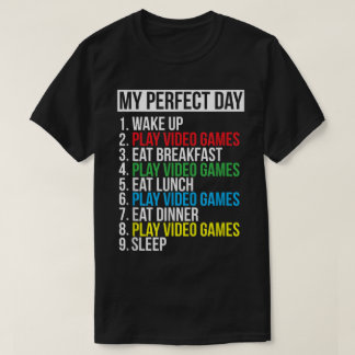 Min perfekta dag Rolig spelardesign T Shirt