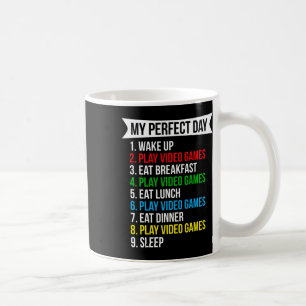 Min Perfekta Dag Videospel Roligt Coolt Spelare Kaffemugg