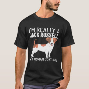 Min personaldräkt Im A Verkligen Jack Russell Hund T Shirt