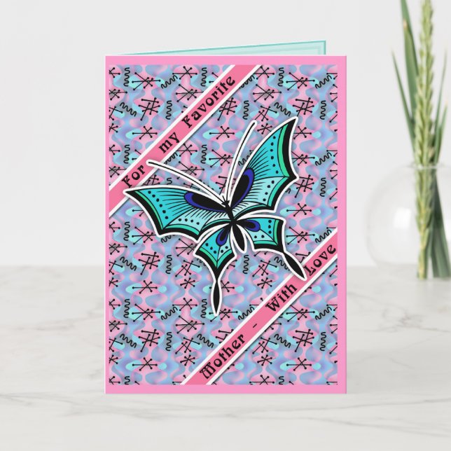 Min (personifierade) favorit- mor, kort (Framsida)