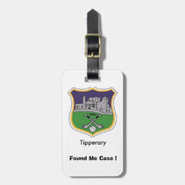 Min personliga bagageetikett med Tipperary County- Bagagebricka