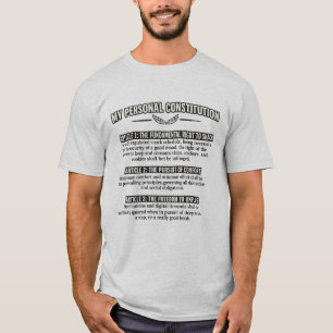 Min Personliga Konstitution Rolig Snack Komfort Fr T Shirt