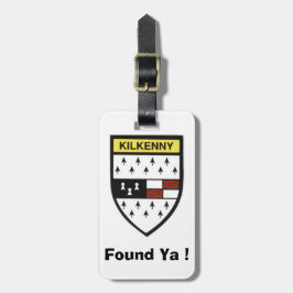 Min personliga resväskemärke med Kilkenny länsboks Bagagebricka