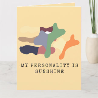 Min personlighet är Sunshine Kort