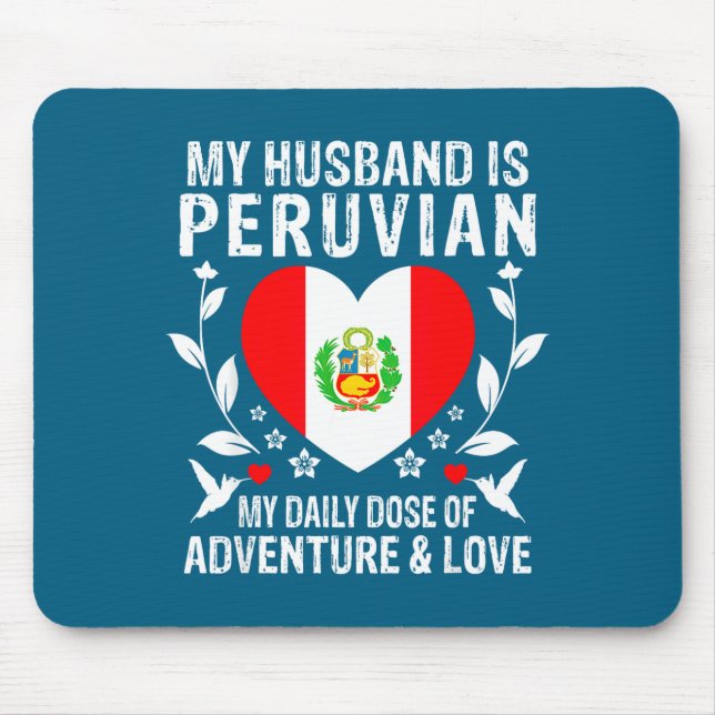 Min peruanska make peru flagga Design Musmatta (Framsidan)