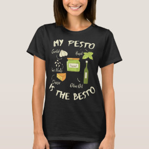 Min Pesto är Besto Funny Italienska Pasta Älskare T Shirt