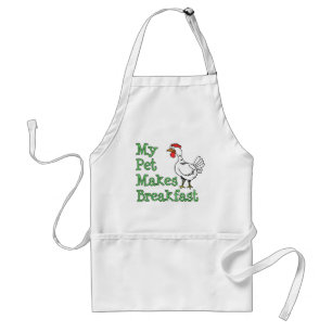 Min Pet tillverkar frukost Chicken Apron Förkläde