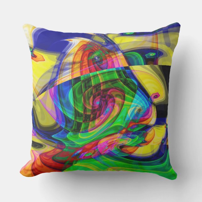 Min Picasso fractaldekorativ kudde (Framsida)