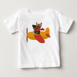 Min Pin-flygplan Småbarn Hoodie Tee Shirt