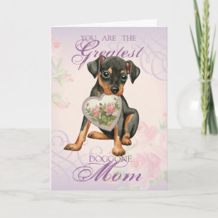 Min Pin Heart Mamma Kort