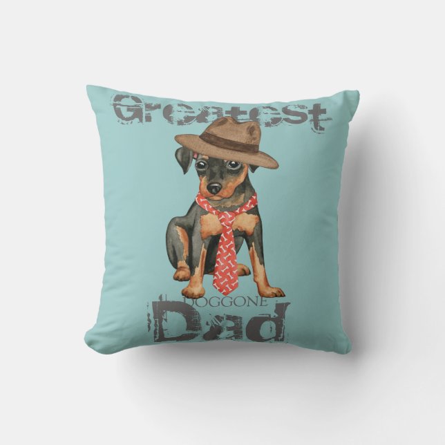 Min Pin Pappa Kudde (Framsida)