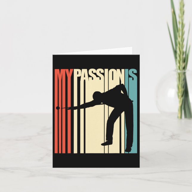 Min pion är Billiards Shirt som spelar Bassäng Shi Kort (Framsida)