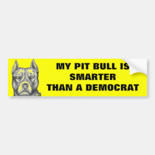 MIN PITBULL ÄR MER SMART BILDEKAL