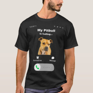 Min Pitbull ringer nummer 2 T Shirt