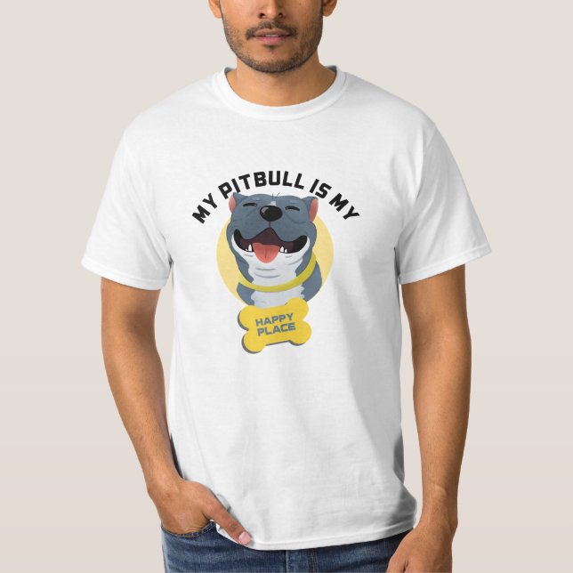 Min Pitt är Min Lycklig Ställe T Shirt (Framsida)