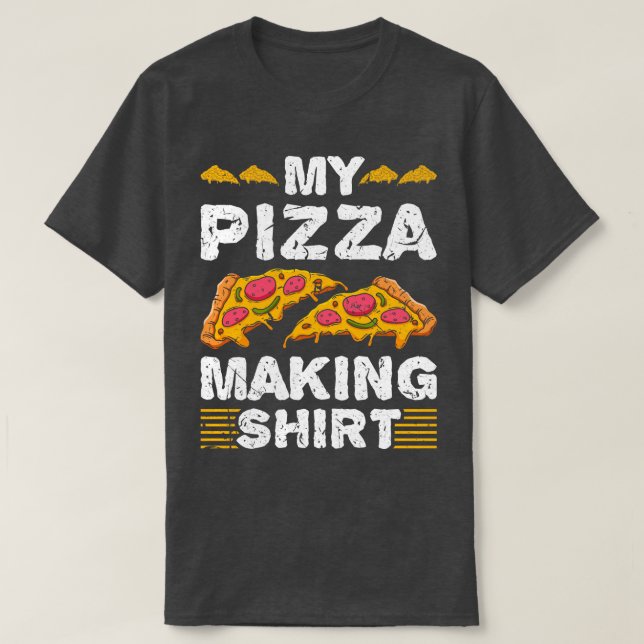 Min Pizza Skapar T Shirt (Design framsida)