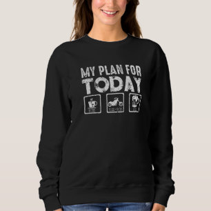 Min plan för motorcykelkaffe och öl i dag t shirt