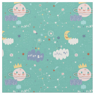 Min planet Dream Big Little One Mönster Tyg