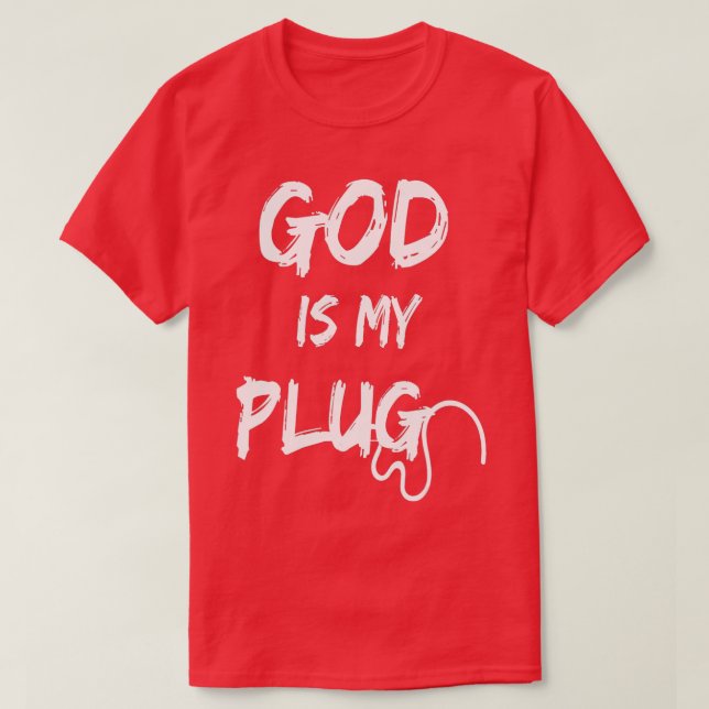 MIN PLUG SÄGER ATT JESUS KÄRLEK ÄR KÄLLAN. T SHIRT (Design framsida)