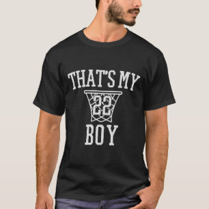 Min pojke #22 Bysketbyll nummer 22 Jersey Bysketby T Shirt