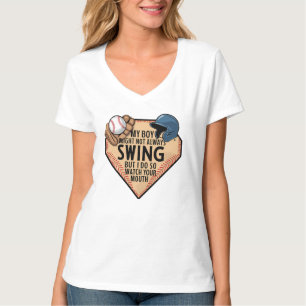 Min pojke kanske inte alltid sjunger, men det gör t shirt