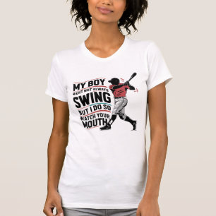 Min pojke kanske inte alltid sjunger, men det gör t shirt