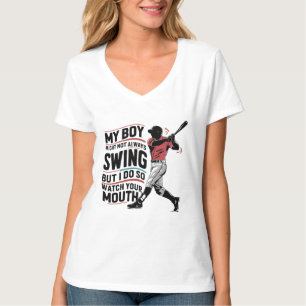 Min pojke kanske inte alltid sjunger, men det gör t shirt