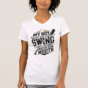 Min pojke kanske inte alltid sjunger, men det gör t shirt