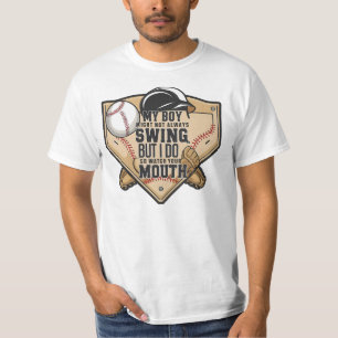 Min pojke kanske inte alltid sjunger, men det gör t shirt