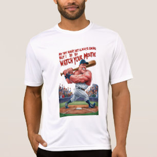 Min pojke kanske inte alltid sjunger, men det gör t shirt