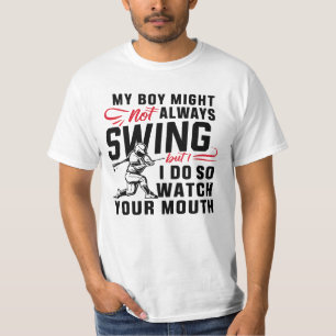 Min pojke kanske inte alltid sjunger, men det gör t shirt