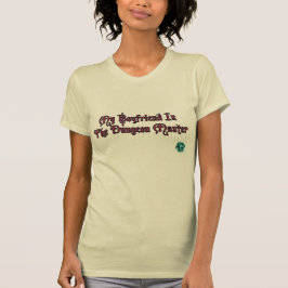Min pojkvän är det ledar- beige kvinnligt för tee shirt