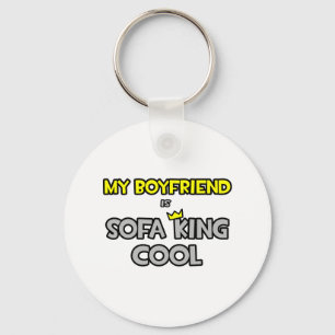 Min pojkvän är Soffa Kung Coola Nyckelring
