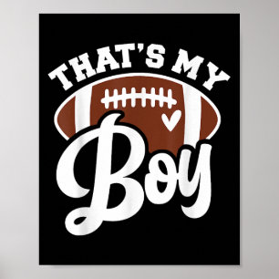 Min pojkvän-gåva till kvinnomatchens fotboll Mamma Poster