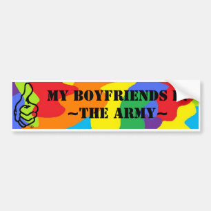 Min pojkvänner i armén! bildekal
