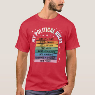 MIN POLITISKA REGLER T SHIRT
