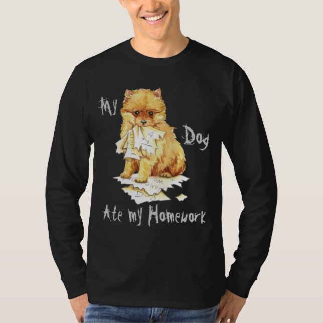 Min Pommern Ate Min hemläxa Tee (Framsida)