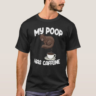 Min Poop har caffin-fin Koffee Kopi Lu T Shirt