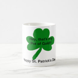 Min pot av Guld Lycklig St. Patrick's Day Mugg