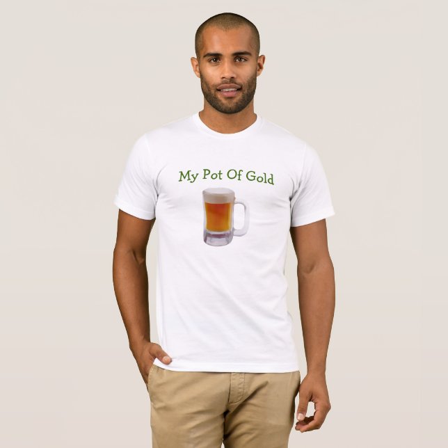 Min Pot av Guld Shirt Tee (Hel framsida)