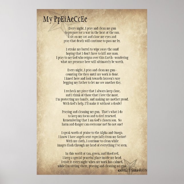 Min PpEiAeCcEe ©2012 av Trinka Polite (poster) Poster (Framsidan)